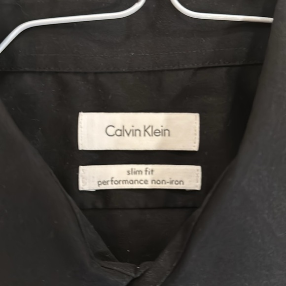 Black Calvin Klein Dress Shirt - Picture 2 of 3